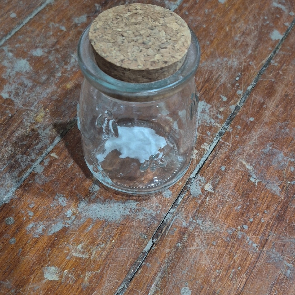 Glass Jar with Cork Lid